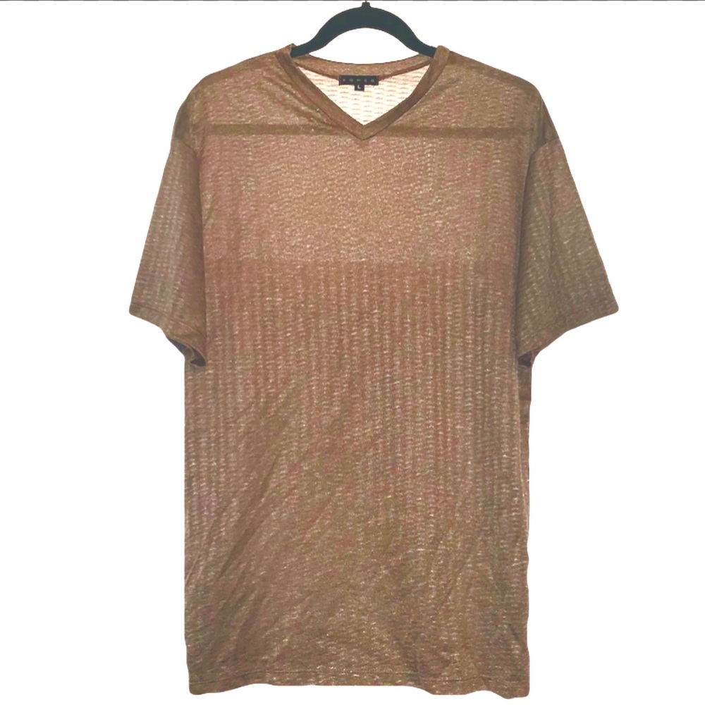 🍁Romeo frosted-brown t shirt